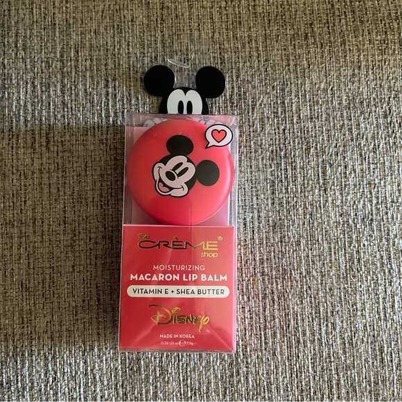 Disney Mickey Mouse Macaroon Lip Balm By The Creme Shop - Picture 1 of 1